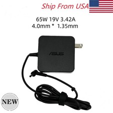 NEW OEM 65W 19V 3.42A Adapter Laptop Charger For ASUS Zenbook U38N 4.0 1.35mm