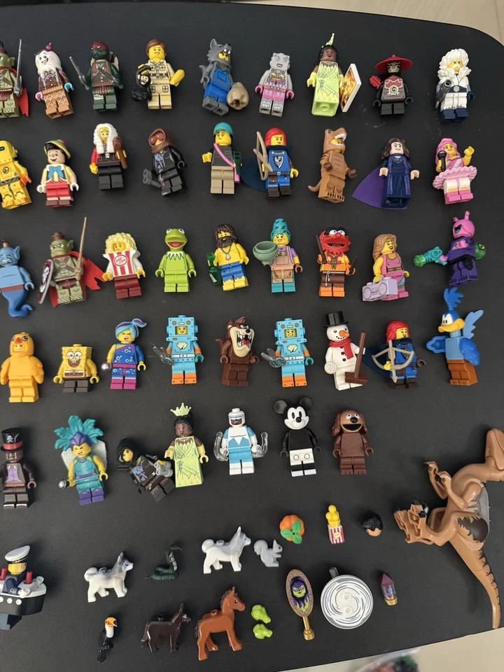 LEGO Minifigure Lot ~85 CMF Disney Muppets Looney Tunes, Mascots Animals - Image 3 of 3