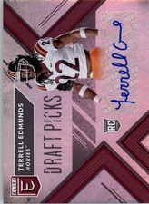 2018 Elite Draft Picks Draft Picks Autographs #235 Terrell Edmunds Auto - FB