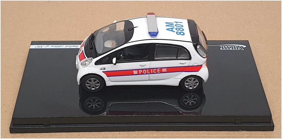 Vitesse escala 1/43 29289 - Mitsubishi i MiEV policía de Hong Kong - blanco/rojo Foto 3 de 4