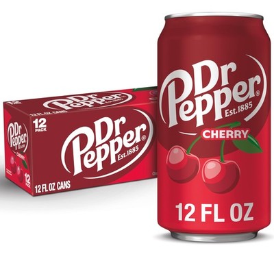 DR PEPPER CHERRY 12oz 12 Pack Beverage
