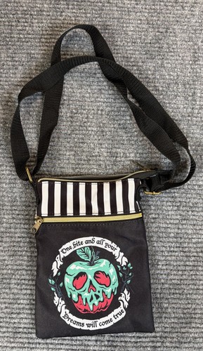 Disney Loungefly Snow White Poison Apple Skull Crossbody Bag