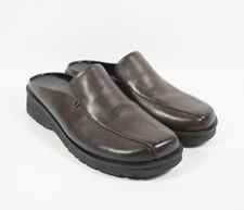 Baretraps Wonder Black Leather Slip On Clogs Comfort Shoes Sz 10M