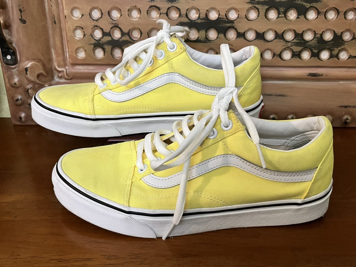 VANS Old Skool Mustard Yellow Canvas Sneakers Shoes Men's