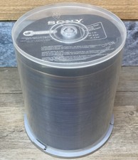 Sony DVD R 4.7 GB AccuCore Recordable DVDs 100 Disc Pack New Open Box
