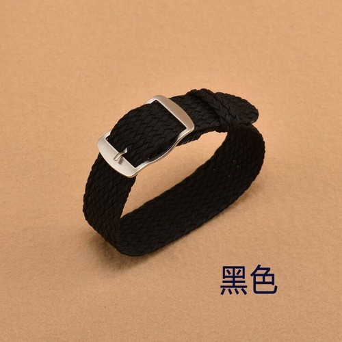 Nylon Watch Band 14 16 18 20mm 22mm Replacement Weave Fabric Canvas Watch Strap - Picture 16 of 25