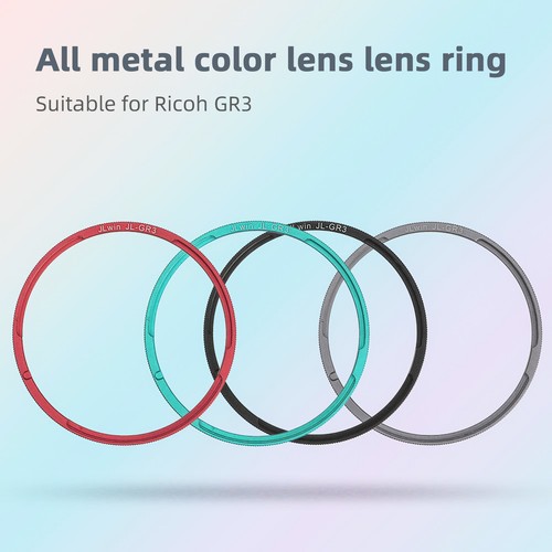 -GR3 Metall Linse Dekor für Linse Ersatz für RICOH C9Y3 - Bild 3 von 6