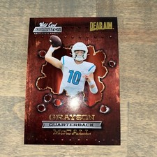 Grayson McCall 2021 Wild Card Alumination Collegiate Dead Aim #ANDA-12