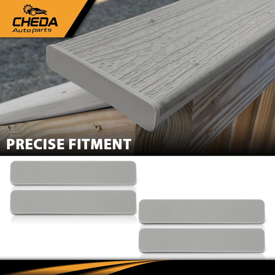 4件装塑料装饰板端盖套件5.5英寸多色适合TREX — 第 2/4 张图片