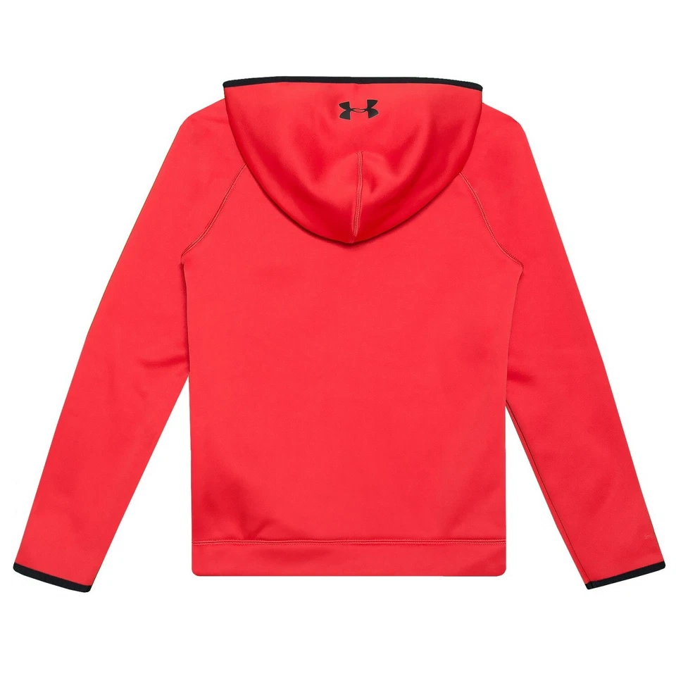 Under Armour Storm NIÑOS Talla YXS Rojo Camuflaje UA Logo Grande Sudadera con Capucha ENVÍO GRATUITO Foto 3 de 4