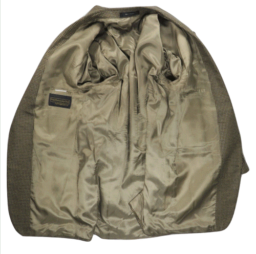 Ralph Lauren Polo University Club Mens Blazer Jacket 42 Tall Tweed Silk Wool  - Picture 4 of 12