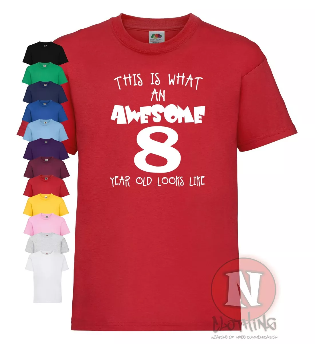 8 year old t on sale shirt
