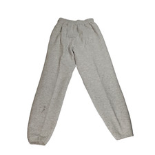 VTG 90s Cheetah Sweats Sweatpants Kids Sz M 10/12 Heather Grey Classic