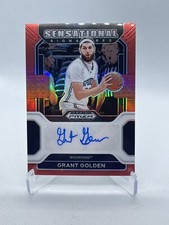 Grant Golden 2022 Prizm Draft Picks Red Prizm Sensational Signatures 125/199