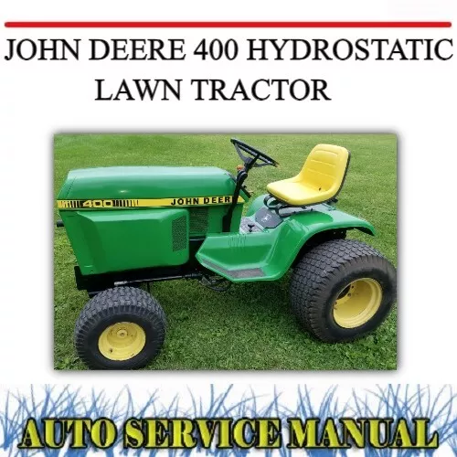 John deere online 400 lawn tractor