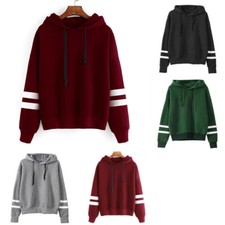 Long Sleeve Blouse Pullover Women Sport style Sweatshirt Hooded Hoodie