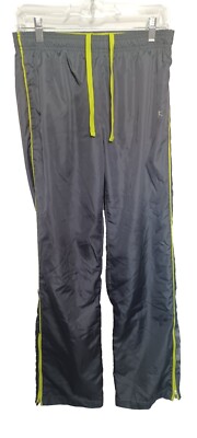 Danskin Now Womens Athletic Elastic Waist Pants Navy Blue And