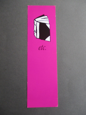 BOOKMARK Bookshop Books Etc Services List Money Back Guarantee Advertising Promo