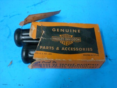 harley davidson knucklehead flathead original nos springer handlebar grips oem