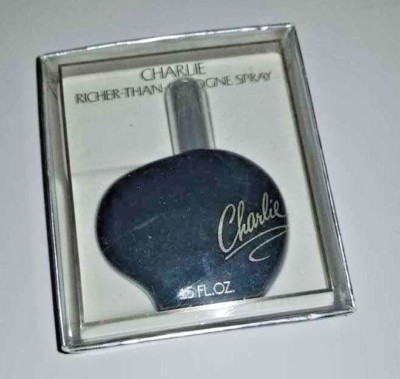 Vtg Revlon CHARLIE Richer-Than Cologne Spray 1.5 oz Unused In Box FREE US SHIP