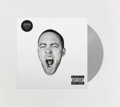 Mac Miller - GO:OD AM Silver Colored Vinyl 2LP UO Good - Brand New & Sealed!