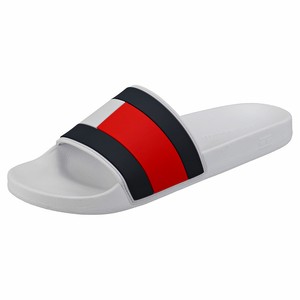 tommy hilfiger slides navy