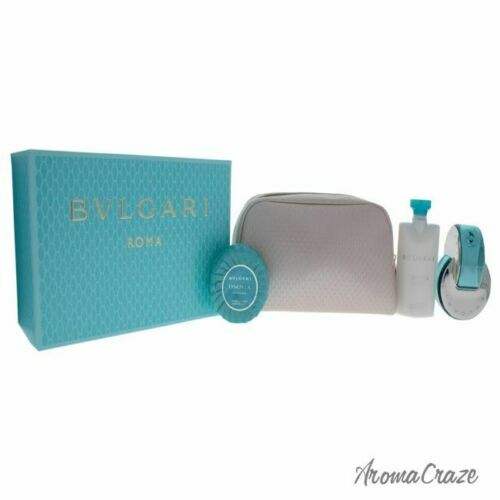 BVLGARI OMNIA Paraiba EDT 2.2 OZ PERFUME + SOAP+ LOTION +CASE GIFT