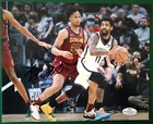 Isaac Okoro Signed  8x10 Photo Cleveland Cavaliers, GUARDING KYRIE- W/5 STAR COA