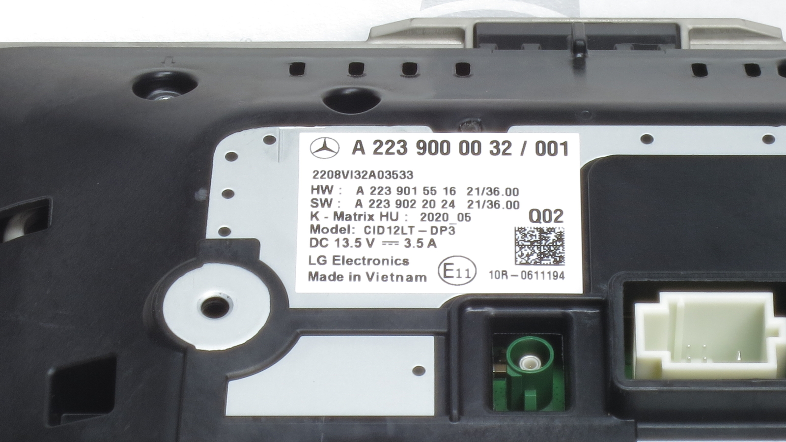 Central display Mercedes-Benz A2239000032 NEW | eBay