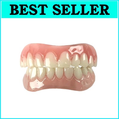 Natural Shade Upper and Lower Dental Veneers - Instant Smile Makeover Set