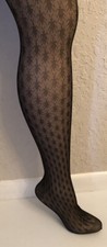 English Rose Textured Stockings With Beetle Design