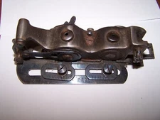 Famous Buttonhole Worker Model C Vintage Buttonholer Button Hole Maker w/Box