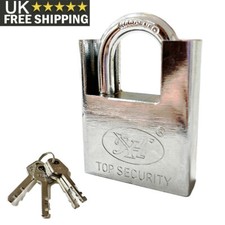 60mm Heavy Duty Warehouse Container Garage Shed Shutter Padlock Gate Chain Lock