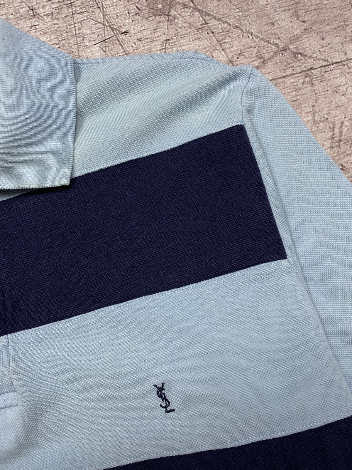 Polo uomo a righe Yves Saint Laurent vintage taglia M