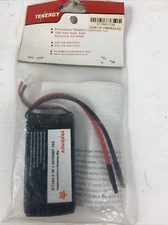Tenergy Ultra High Drain Li-Polymer Rechargeable Battery 25c 1300mah 7.4v 2 Cell