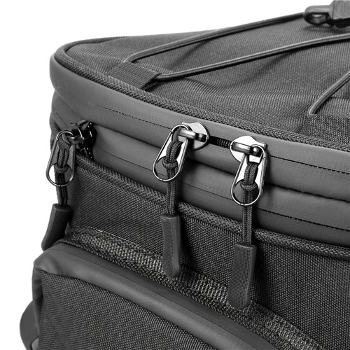 Motorcycle Rear Seat Tail Bag Motirbike Travel Helmet Luggage Storage Backpack - Picture 11 of 12