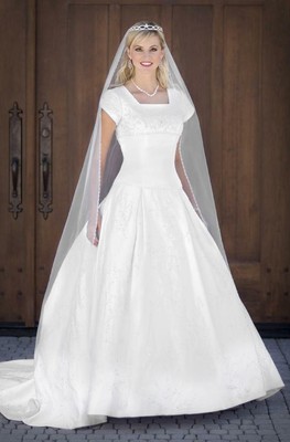 modest church wedding dresses