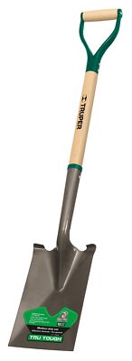 Truper, 30-Inch 31189 Tru Tough Garden Spade, Steel D-Handle