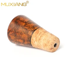 MUXIANG Meerschaum Coloring Bowl Briar Bowl For Meerschaum Pipes Smooth Contrast
