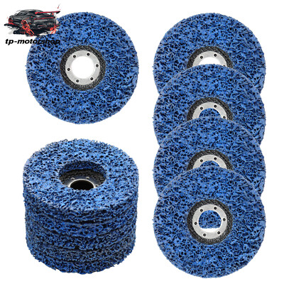 #ad Pack 10 4.5quot;x7 8quot; Easy Strip 4 1 2quot; Discs Remove Paint Rust amp; Clean Set Of 10 $30.51
