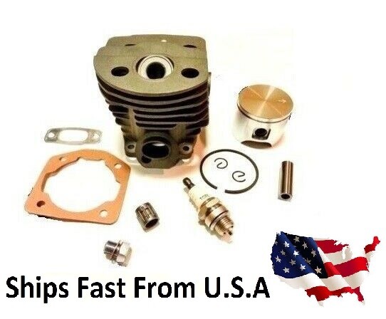 Cylinder and piston kit Fits Husqvarna 55 51 assembly 46mm + upper gasket set