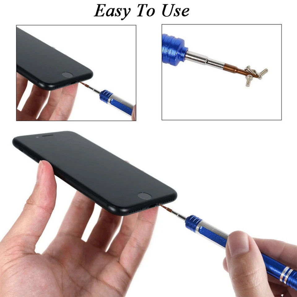 Cell Phone Repair Opening Pry Tools Screwdriver Kit for iPhone 13 12 11 X 8 7 6 - Image 3 of 3