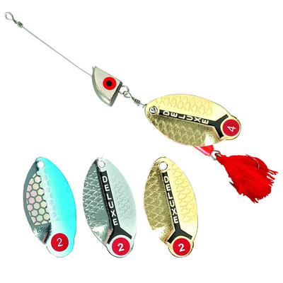 SPINNER GEPARD MIT BLEIKOPF, SPINN KÖDER HECHT, ZANDER, BARSCH, BLINKER, KÖDER