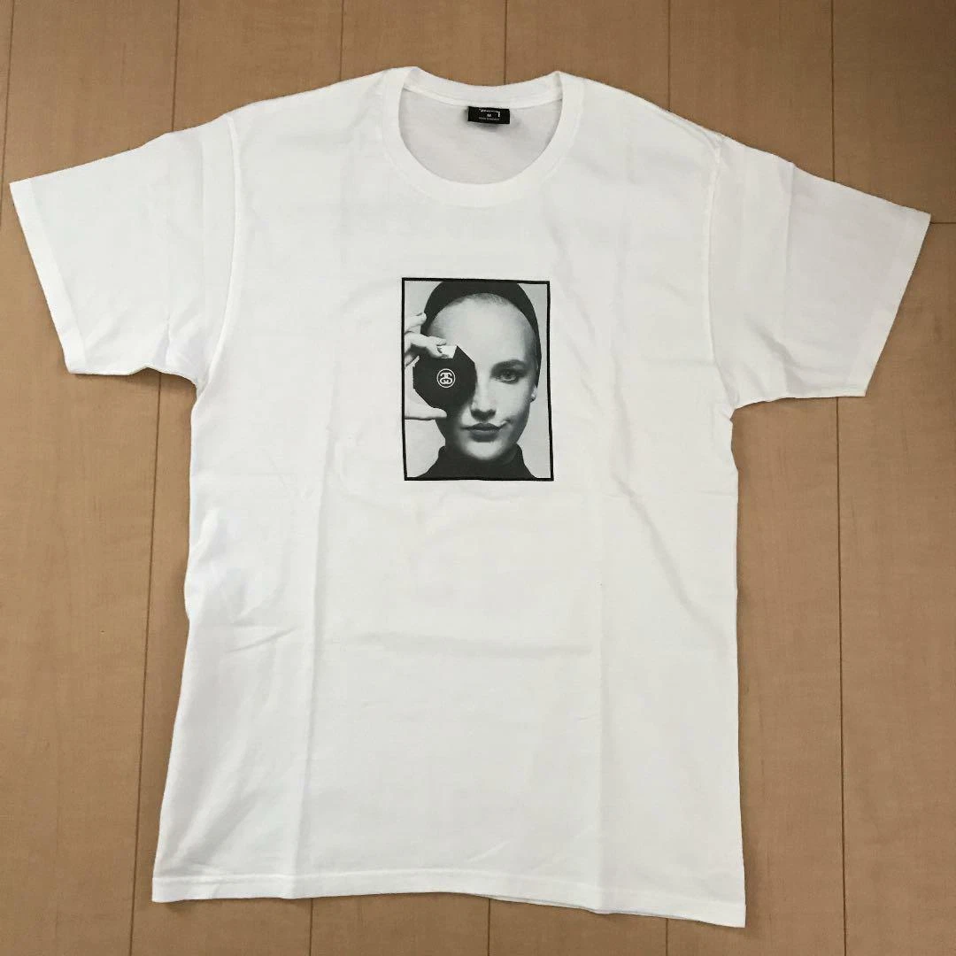 STUSSY PRINTEMPS ETE 2019 CAMPAIGN TEE WHITE MEDIUM Lagerfeld memorial mint