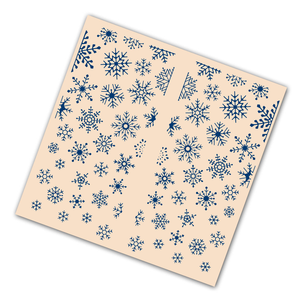 NEW Tattered Lace 'CHRISTMAS SNOWFLAKES' Gatefold Embossing Folder - EF165