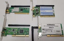 Lot of 4 Wireless PCI Adapters : U.S.Robotics...