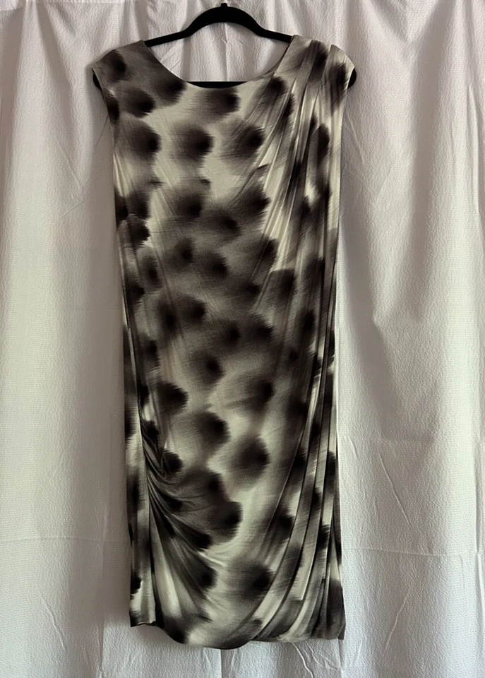 Vestido elástico Anthro/Leifsdottir Stage Lights drapeado trasero, talla M, nuevo sin etiquetas Foto 3 de 4