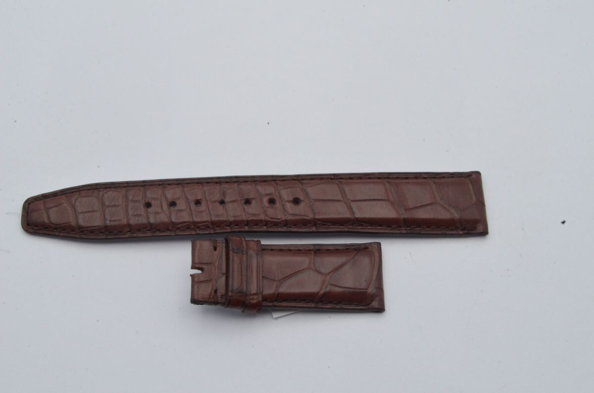 IWC Vintage Brown Leather Bracelet 20mm 20-18 with 18mm Buckle New Rare