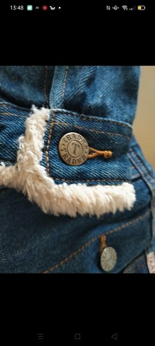 Vintage Blue Classic Denim Jacket Girls 5-6 years - Picture 3 of 10