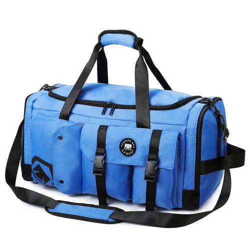 32"/42" Foldable Duffle Luggage Bag Expandable Men Travel Bag w/ Rolling Wheels - Picture 27 of 28